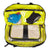 gym bag Includes 2 detachable mesh-panel pouches for shoes and laundry